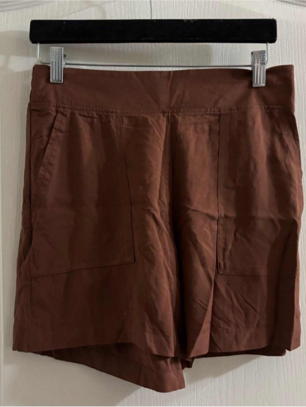 Wildfox Chocolate Brown High Waist Pull-On Shorts